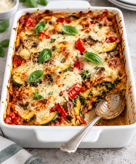 Creamy Courgette Lasagne