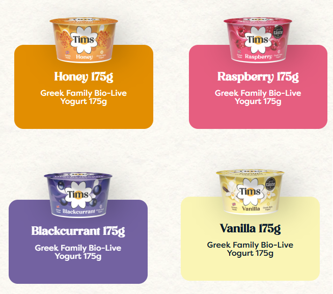 Tims Dairy - Greek Heritage, British Milk, Proper Yogurt