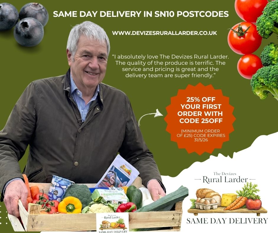Fresh Same Day Grocery Delivery in SN10 – Devizes Rural Larder Local Delivery Service