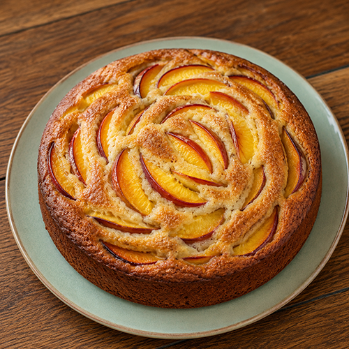 Banana Nectarine Cake