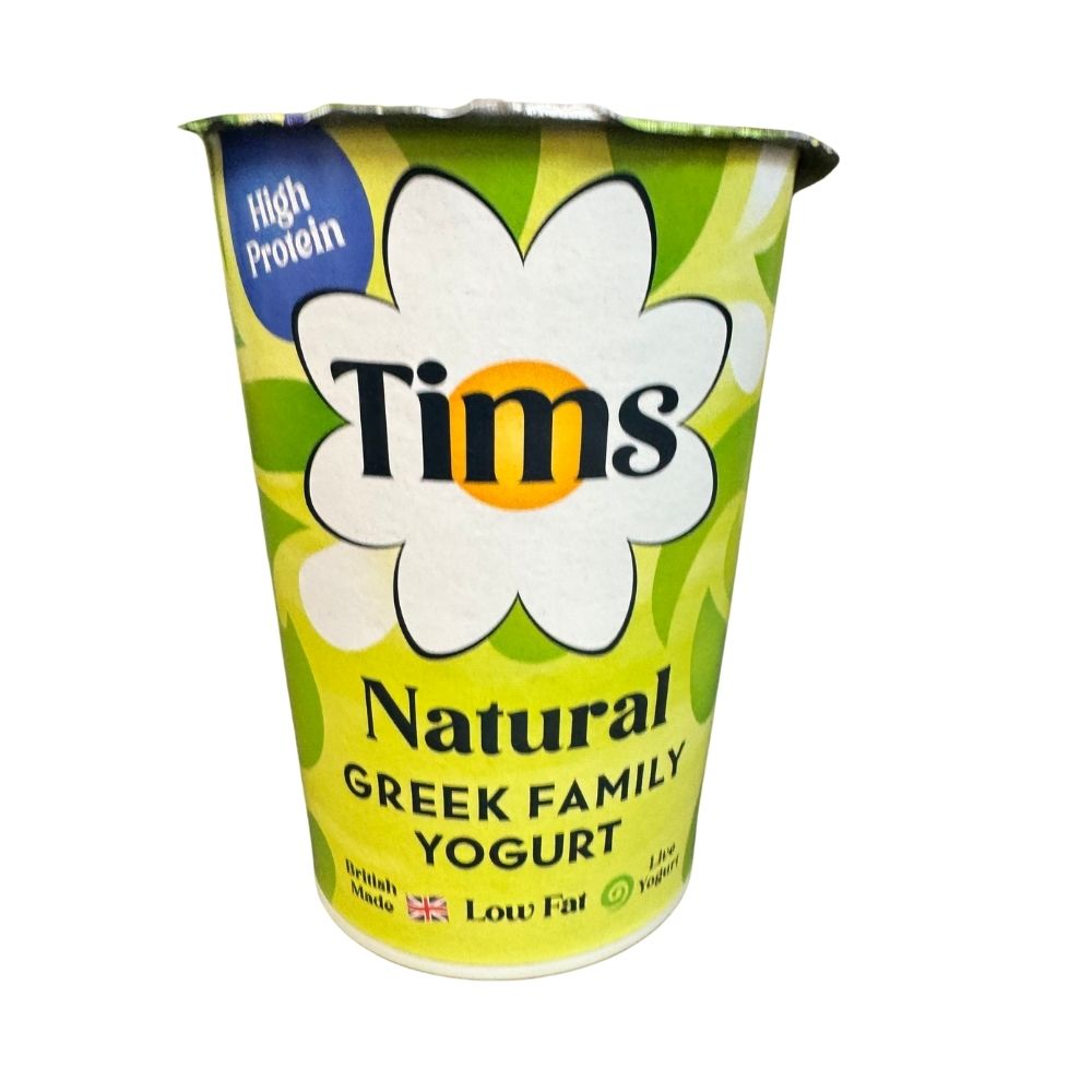 Tims natural Greek family yogurt low fat