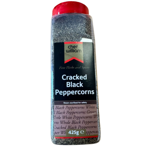 Cracked black Peppercorns - 425G