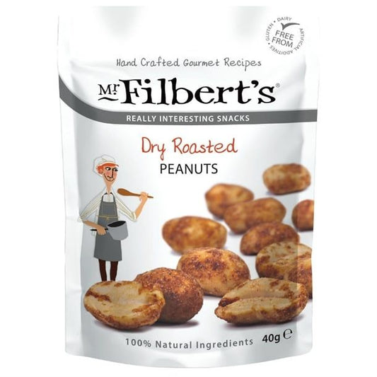 Mr Filbert's Dry Roasted Peanuts - 40G x 4 packs