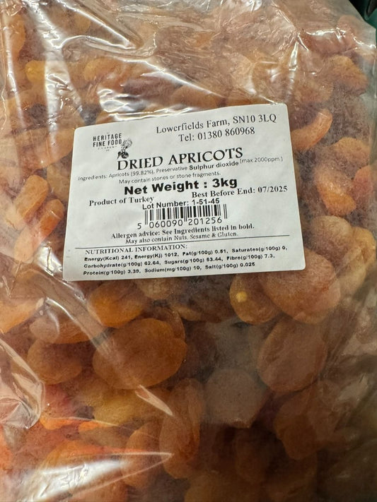 Dried apricots - 3KG