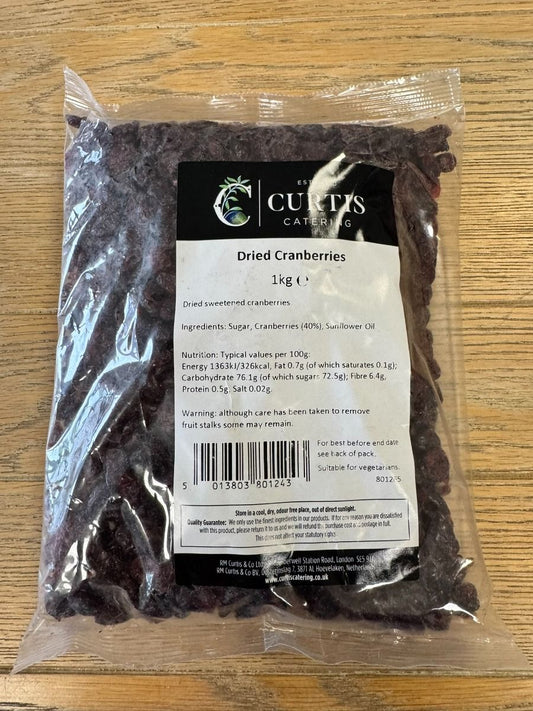 Dried Cranberries - 1KG