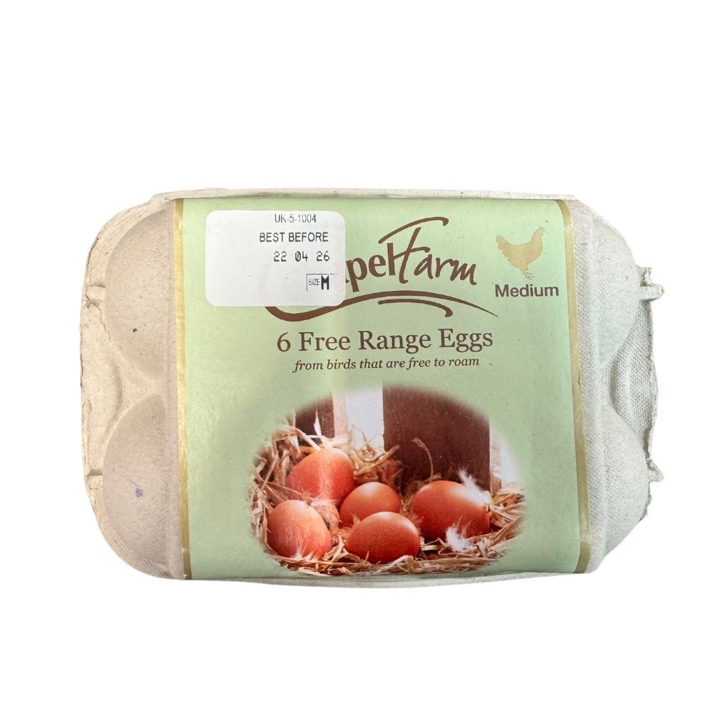 Pack of 6 eggs