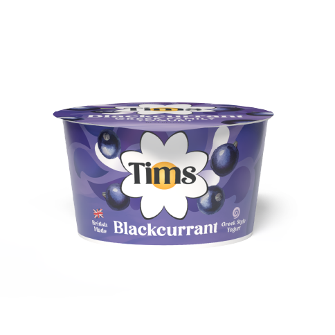 Tims Dairy Greek Style Bio-live blackcurrant yogurt - 175G